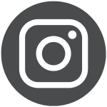 Icon Instagram noir sur fond transparent